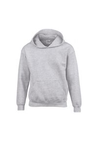 GILDAN - Sweatshirt bluza dziecięca z kapturem Gildan Heavy Blend ®. Typ kołnierza: kaptur. Kolor: szary #1