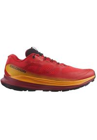 salomon - Buty do biegania męskie Salomon Ultra Glide 2. Zapięcie: sznurówki. Kolor: czerwony. Materiał: materiał, syntetyk, tkanina. Szerokość cholewki: normalna