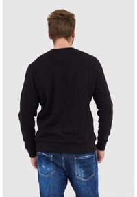 La Martina - LA MARTINA Czarna bluza męska z tłoczonym logo, Rozmiar 3XL. Kolor: czarny. Długość rękawa: długi rękaw #5