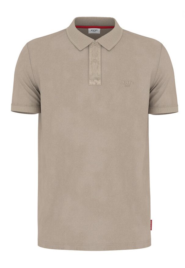 JOOP! Jeans Polo 15 JJJ-02Ambrosian 30045619 Beżowy Modern Fit. Typ kołnierza: polo. Kolor: beżowy. Materiał: bawełna