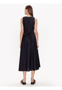 TwinSet - TWINSET Sukienka letnia 231TT2230 Czarny Regular Fit. Kolor: czarny. Materiał: bawełna. Sezon: lato #3