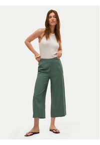 Vero Moda Kuloty Mymilo 10321626 Zielony ciemny Regular Fit. Kolor: zielony. Materiał: len #3