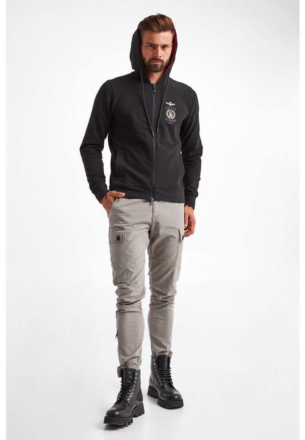 Aeronautica Militare - BLUZA AERONAUTICA MILITARE. Okazja: na co dzień. Typ kołnierza: kaptur. Styl: casual