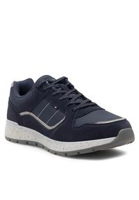 Lanetti Sneakersy MP07-01543-05B Granatowy. Kolor: niebieski. Materiał: syntetyk #8