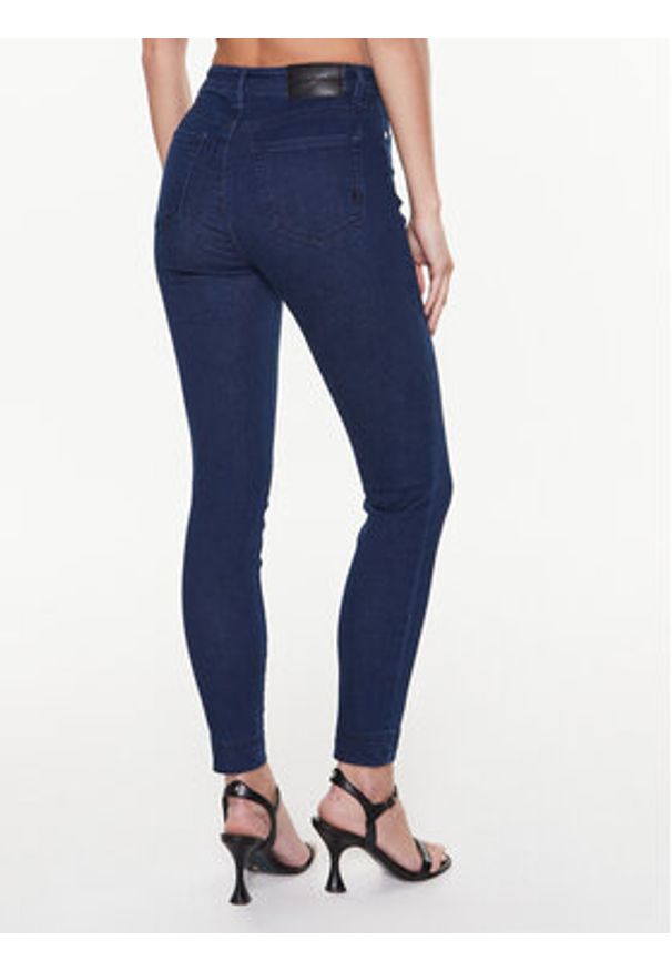 Pinko Jeansy Judith 100622 A0FE Granatowy Slim Fit. Kolor: niebieski