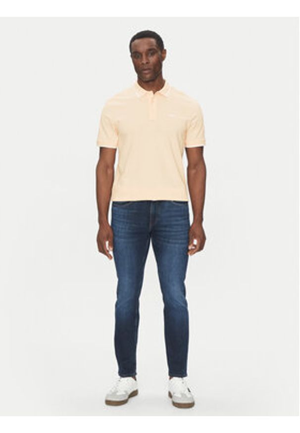 BOSS Polo Parlay 190 50494697 Écru Regular Fit. Typ kołnierza: polo. Materiał: bawełna