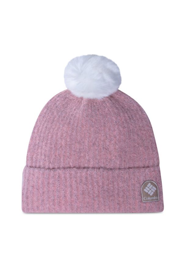 columbia - Columbia Czapka Winter Blur Pom Pom Beanie CU0036 Różowy. Kolor: różowy. Materiał: materiał