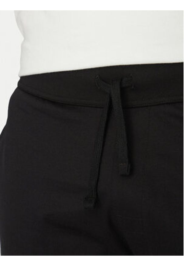BOSS Spodnie dresowe Authentic 50540654 Czarny Regular Fit. Kolor: czarny. Materiał: bawełna