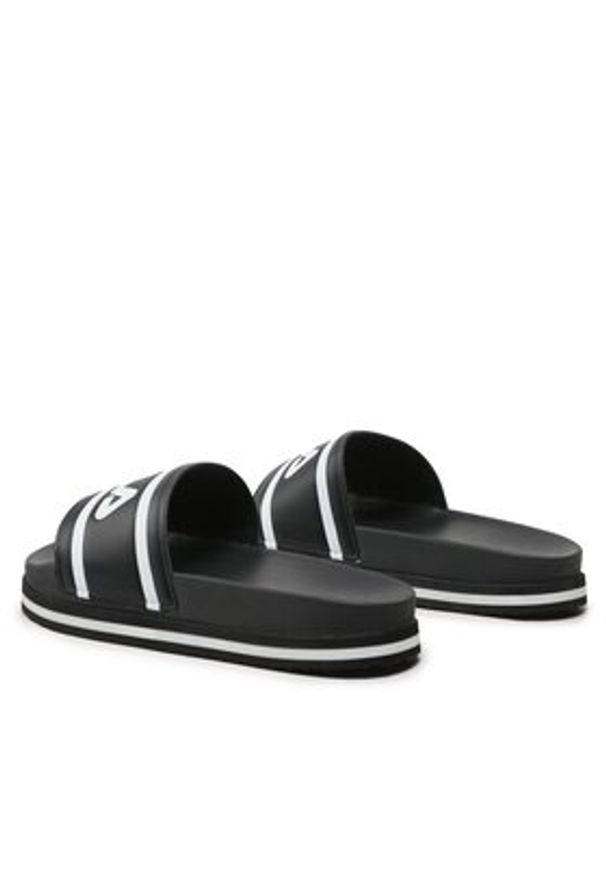 Fila Klapki Morro Bay Zeppa Wmn FFW0048 Czarny. Kolor: czarny. Materiał: skóra