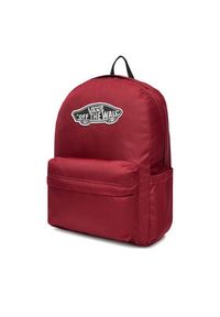 Vans Plecak C-OLD SKOOL CLASSIC BACKPACK VN000H4YBRD1 Bordowy. Kolor: czerwony. Materiał: materiał #4