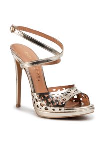 Sandały Eva Longoria. Kolor: złoty #1