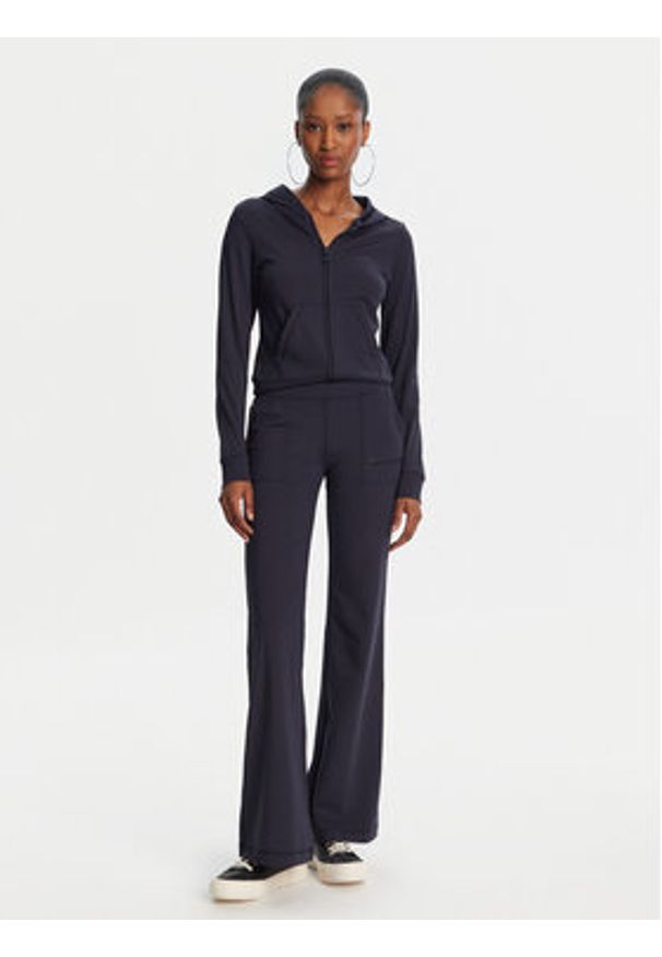 Juicy Couture Bluza Active JCSAS125401 Granatowy Slim Fit. Kolor: niebieski. Materiał: syntetyk