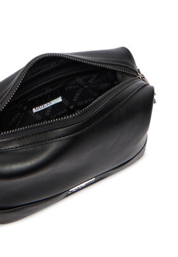 Guess Kosmetyczka PMBOCA P5456 Czarny. Kolor: czarny. Materiał: skóra