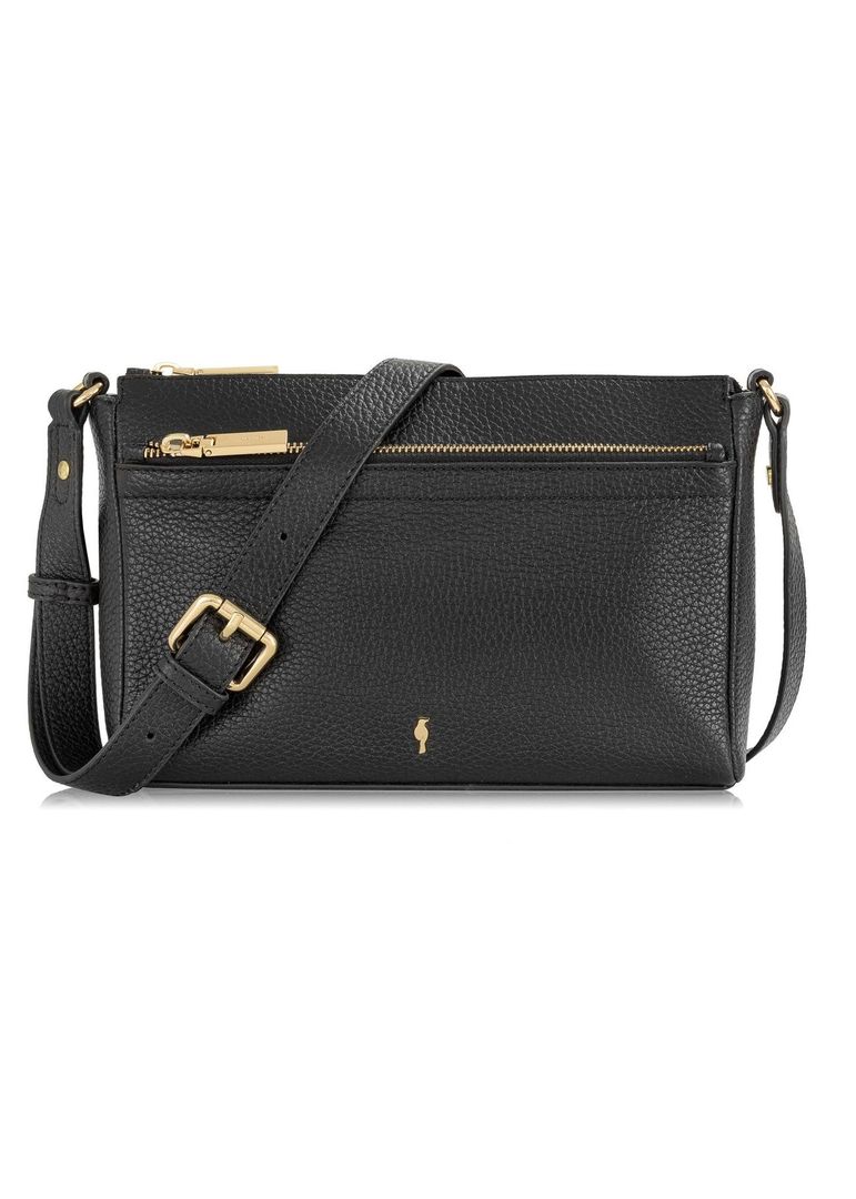 エレナ Czarna torebka Ochnik na ramię, skórzana TORES-0982-99(W24