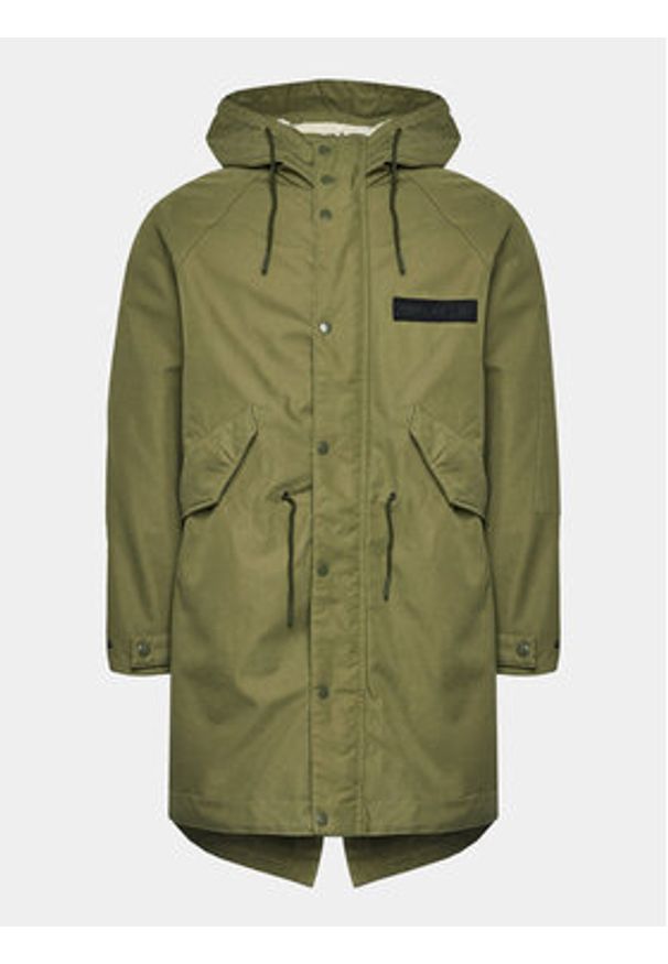 Replay Parka M8362.000.84724 Zielony Regular Fit. Kolor: zielony. Materiał: bawełna