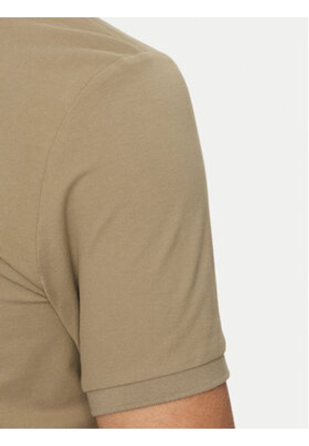 G-Star RAW - G-Star Raw Polo Dunda D11595-5864 6057 Khaki Slim Fit. Typ kołnierza: polo. Kolor: brązowy. Materiał: bawełna