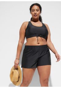 bonprix - Szorty kąpielowe z figami wewnętrznymi. Kolor: czarny #3