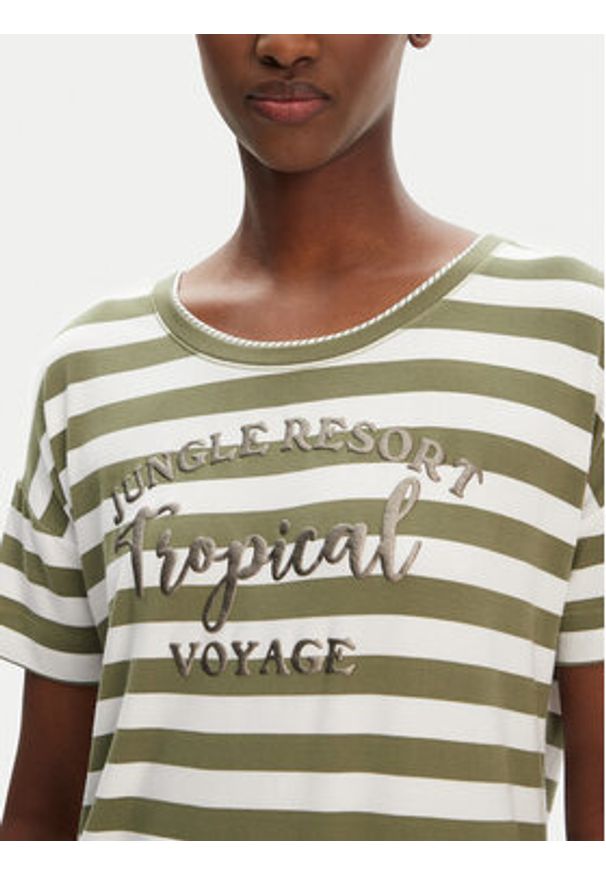 Olsen T-Shirt 11105101 Zielony Regular Fit. Kolor: zielony. Materiał: wiskoza