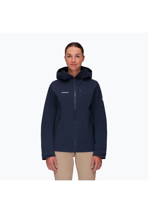 Kurtka przeciwdeszczowa damska Mammut Alto Guide HS Hooded. Kolor: niebieski