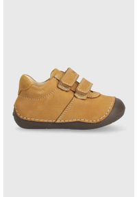 Geox - Półbuty dziecięce. Nosek buta: okrągły. Zapięcie: rzepy. Kolor: brązowy. Materiał: guma