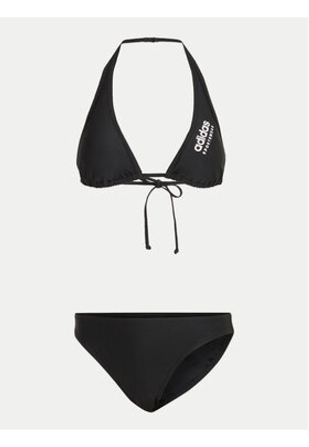 Adidas - adidas Bikini Neckholder IU0758 Czarny. Kolor: czarny. Materiał: syntetyk
