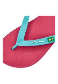 Różowe Japonki Ipanema Wodoodporne Obuwie Damskie. Okazja: na spacer, na plażę, na co dzień. Kolor: niebieski. Materiał: materiał. Sezon: lato. Styl: casual #3
