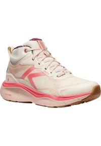 keen - Keen Leiki Mid WP damskie buty trekkingowe wodoodporne Birch/Cameo Rose 41. Kolor: biały, różowy, wielokolorowy. Styl: sportowy #1
