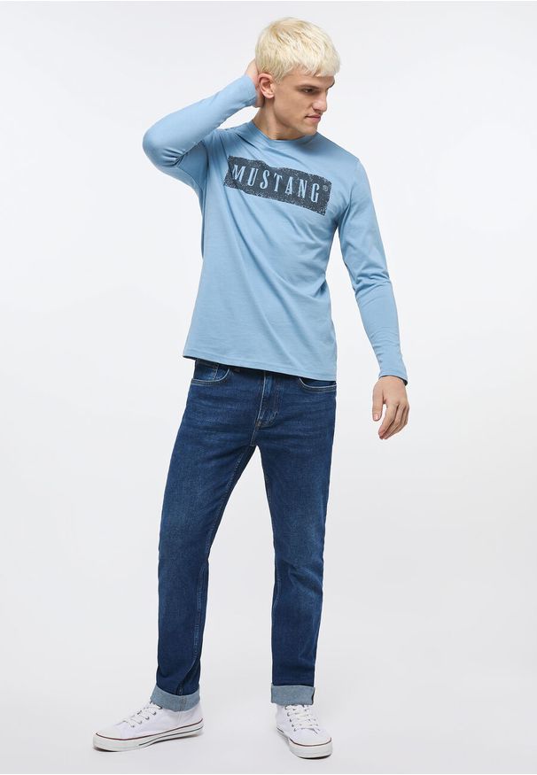 Mustang - MUSTANG Style Orlando Slim MĘSKIE SPODNIE JEANSOWE DENIM BLUE 1013418 5000 783