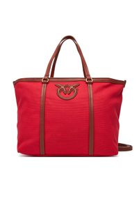 Pinko - PINKO Torebka Miranda Shopper Classic PE 25 PLTT 104714 A2G2 Czerwony. Kolor: czerwony