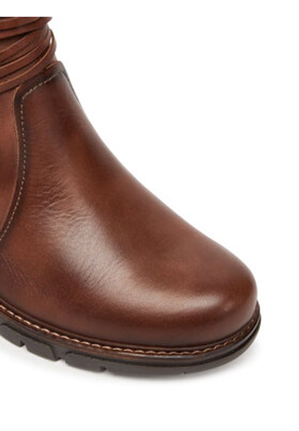 Pikolinos Botki W1T-8906C2 Brązowy. Kolor: brązowy. Materiał: skóra