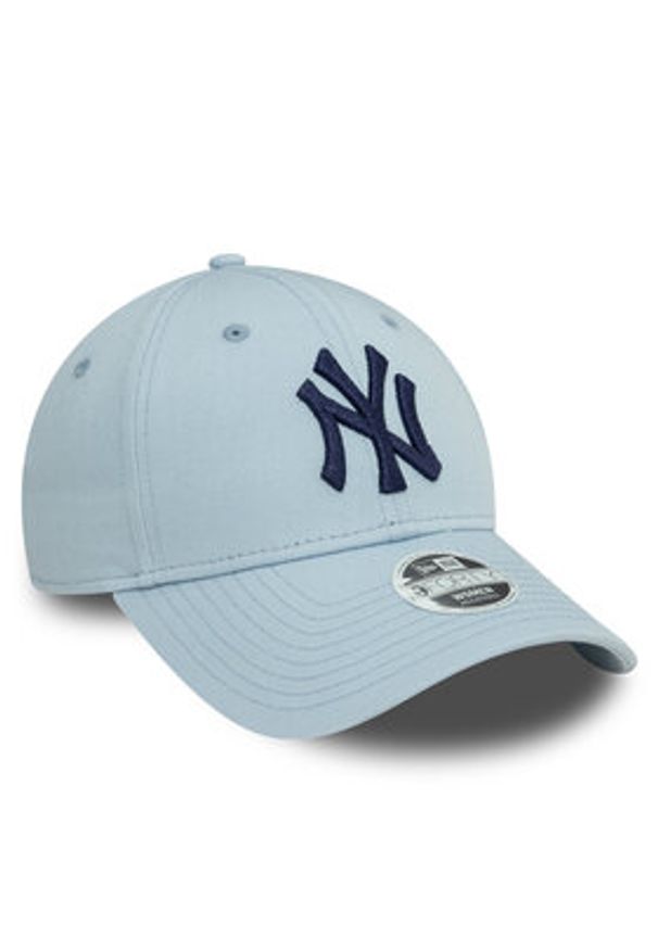 New Era Czapka z daszkiem Metallic Logo 9FORTY New York Yankees 60595488 Błękitny. Kolor: niebieski. Materiał: bawełna, materiał