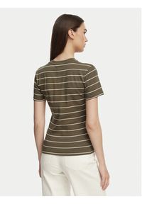 TOMMY HILFIGER - Tommy Hilfiger T-Shirt New Cody WW0WW40587 Brązowy Slim Fit. Kolor: brązowy. Materiał: bawełna #5
