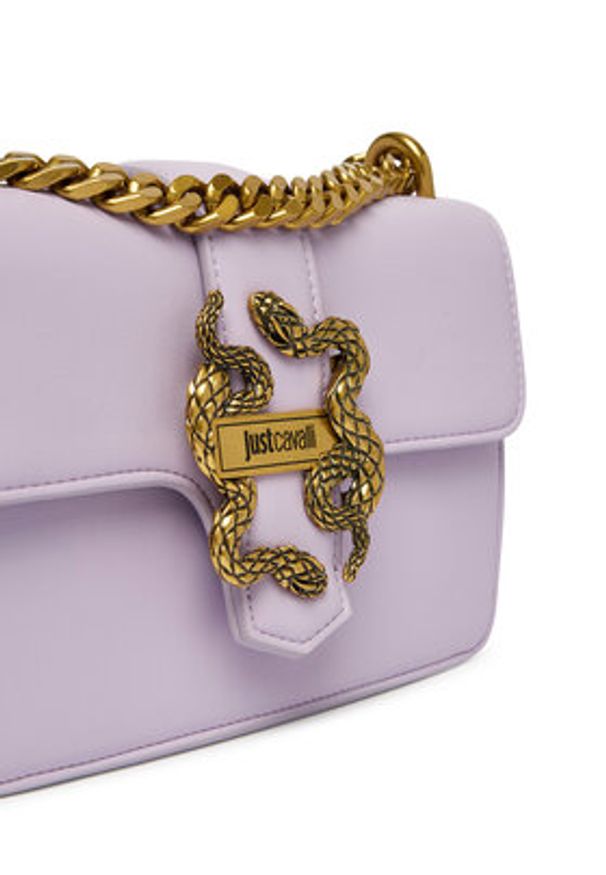 Just Cavalli Torebka 80RA4BAF ZSA89 Fioletowy. Kolor: fioletowy. Materiał: skórzane