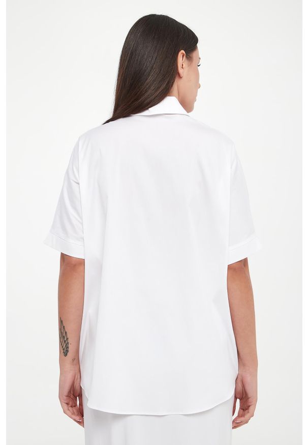 Max Mara Beachwear - Koszula damska z krótkim rękawem Pittura MAX MARA BEACHWEAR. Długość rękawa: krótki rękaw. Długość: krótkie