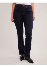 Big-Star - Jeansy damskie granatowe Adela Bootcut 505. Kolor: niebieski #9
