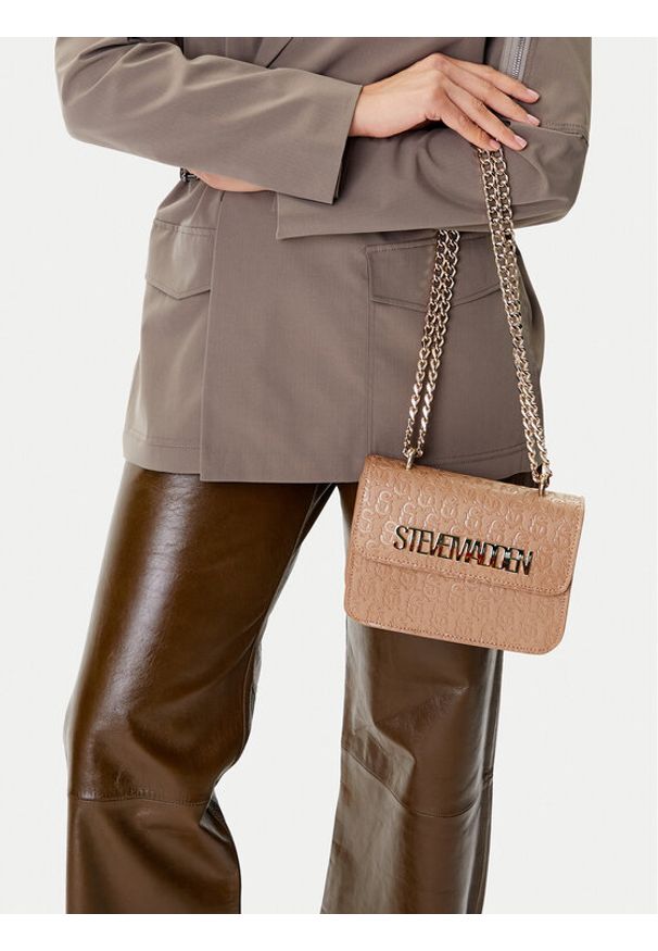 Steve Madden Torebka Bcoal-E SM13001635 Brązowy. Kolor: brązowy. Materiał: skórzane