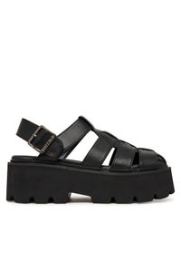 Buffalo Sandały Brake Fisher 1602363 Czarny. Kolor: czarny. Materiał: skóra #1