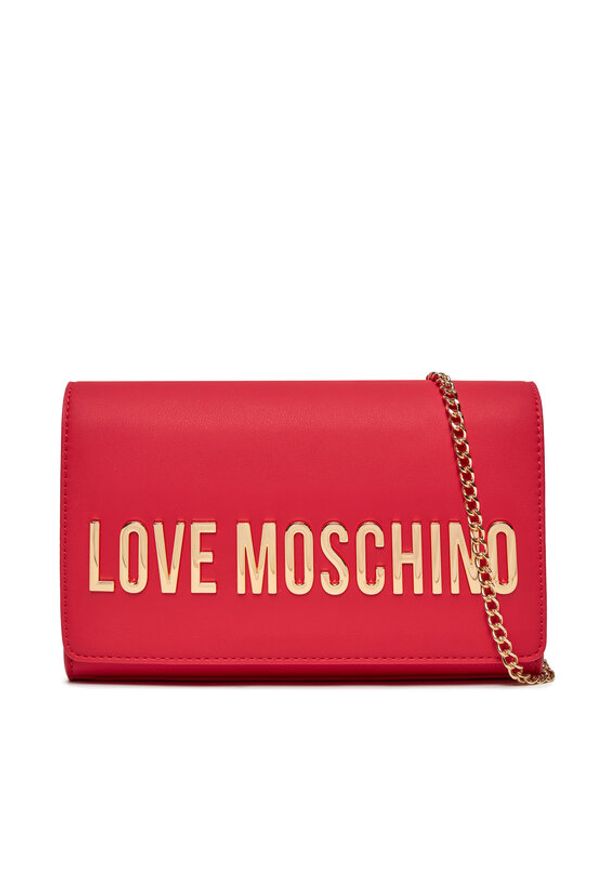 Love Moschino - LOVE MOSCHINO Torebka JC4103PP1IKD0500 Czerwony. Kolor: czerwony. Materiał: skórzane