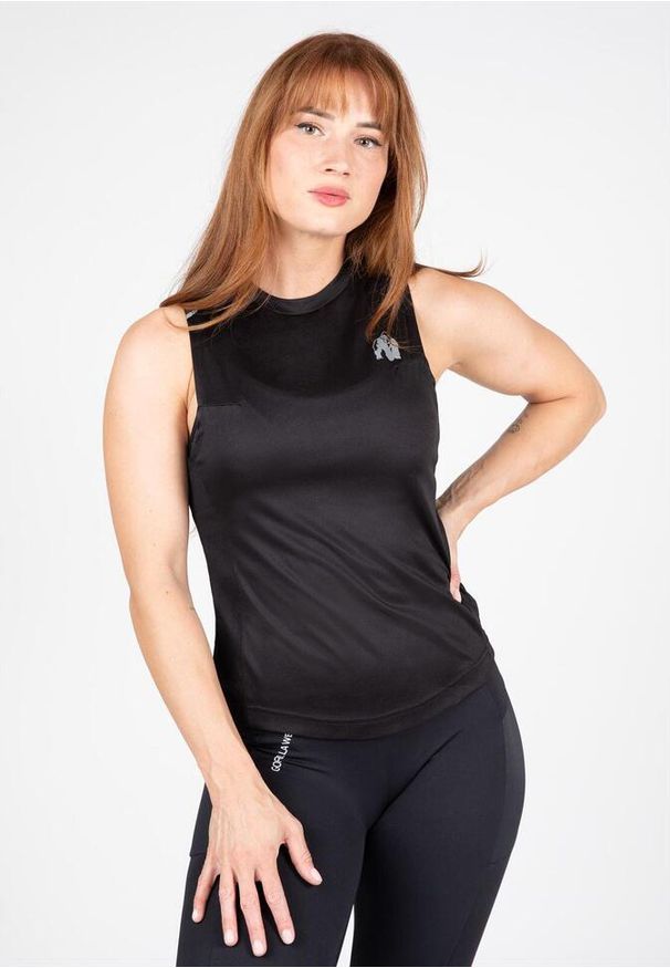 GORILLA WEAR - Raleigh Top bez rękawów - Czarny. Kolor: czarny. Długość rękawa: bez rękawów. Sport: fitness