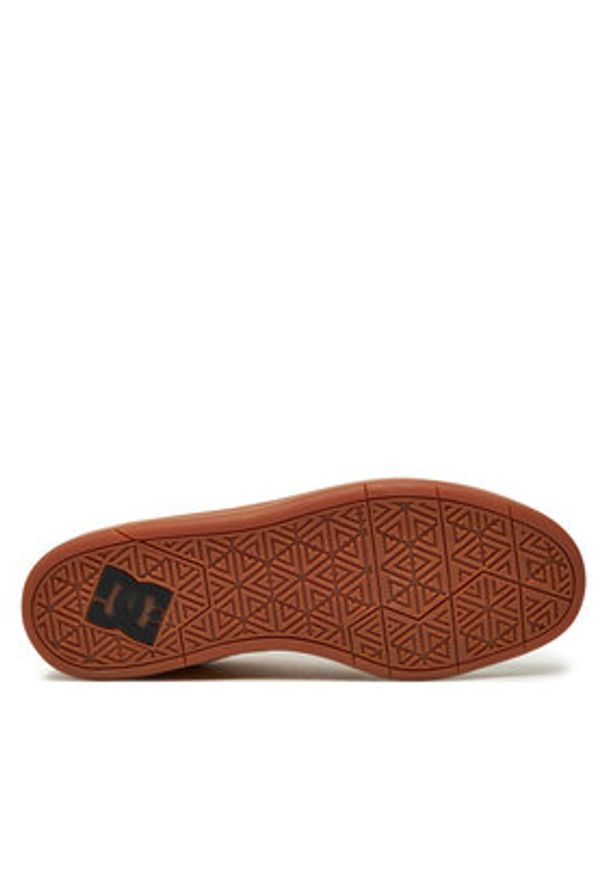DC Sneakersy CURE ADYS400073-CHL Brązowy. Kolor: brązowy. Materiał: zamsz, skóra