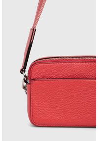 MICHAEL Michael Kors torebka skórzana kolor granatowy. Kolor: różowy. Materiał: skórzane #5