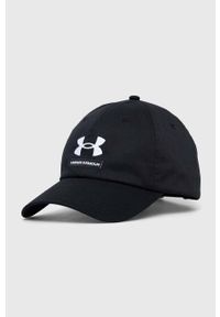 Under Armour czapka z daszkiem Branded kolor czarny z aplikacją. Kolor: czarny. Materiał: tkanina. Wzór: aplikacja