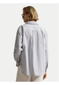 Polo Ralph Lauren Koszula 211B17125002 Niebieski jasny Oversize. Typ kołnierza: polo. Kolor: niebieski. Materiał: bawełna #5