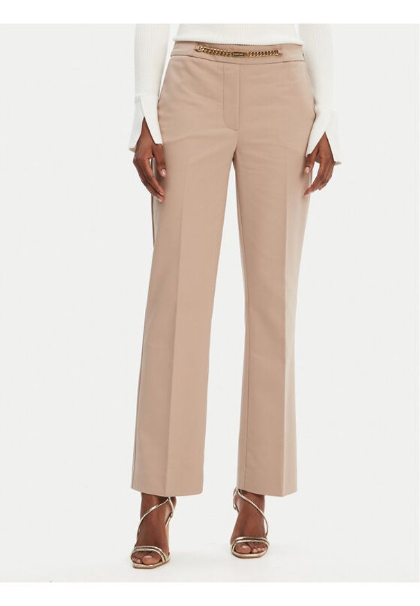 Marciano Guess Spodnie materiałowe 5GGB17 7311A Brązowy Regular Fit. Kolor: brązowy. Materiał: bawełna
