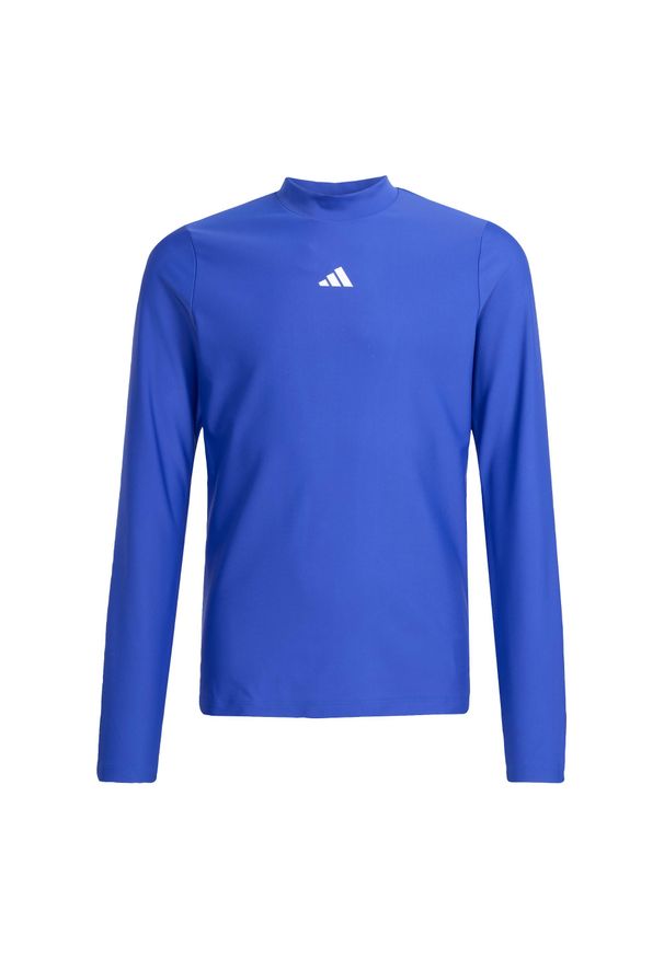 Adidas - Dziecięca koszulka ochronna z długim rękawem. Kolor: niebieski. Materiał: materiał