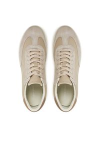 Calvin Klein Sneakersy Low Top Lace Up Cv Mix HM0HM01724 Beżowy. Kolor: beżowy. Materiał: materiał #6