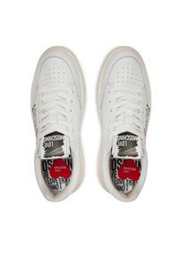 Love Moschino - LOVE MOSCHINO Sneakersy JA15224G1IJCA10A Biały. Kolor: biały. Materiał: skóra