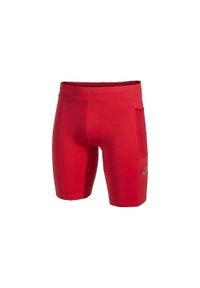 Legginsy Joma Elite X czerwone do biegania. Kolor: czerwony. Materiał: poliamid. Sport: bieganie #1