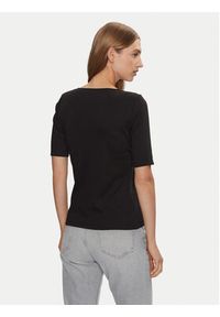 Calvin Klein T-Shirt K20K208050 Czarny Slim Fit. Kolor: czarny. Materiał: bawełna #4