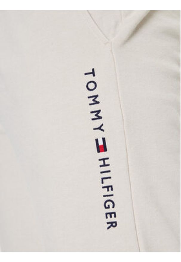 TOMMY HILFIGER - Tommy Hilfiger Szorty sportowe UM0UM03452 Écru Relaxed Fit. Materiał: bawełna. Styl: sportowy